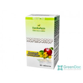 Нормофлор (кишечный фитосорбент), Даникафарм, 90 табл.