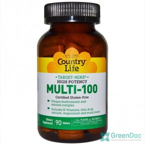 Multi-100 Country Life 90 таблеток