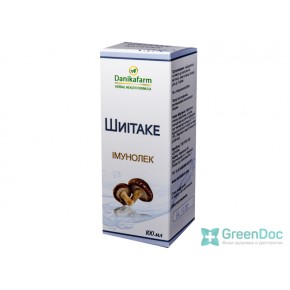 БАЖ Шиитаке - Иммунолек, Даникафарм, 100 мл.