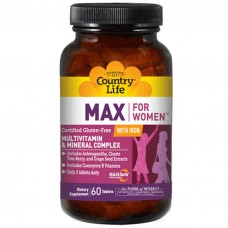 Max for women with iron Country Life 120 таблеток