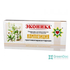 Фитосвечи Композиция Противопаразитарная, Эконика, 10 шт.