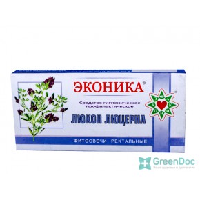 Фитосвечи Люкон люцерна, Эконика, 10 штук