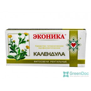 Фитосвечи Календула, Эконика, 10 шт.